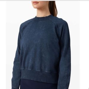 Lululemon ready roll crew * Acid Rubber Dye True Navy